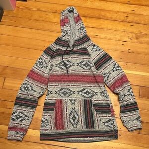 Trademark Hooded Sweater with Pattern
